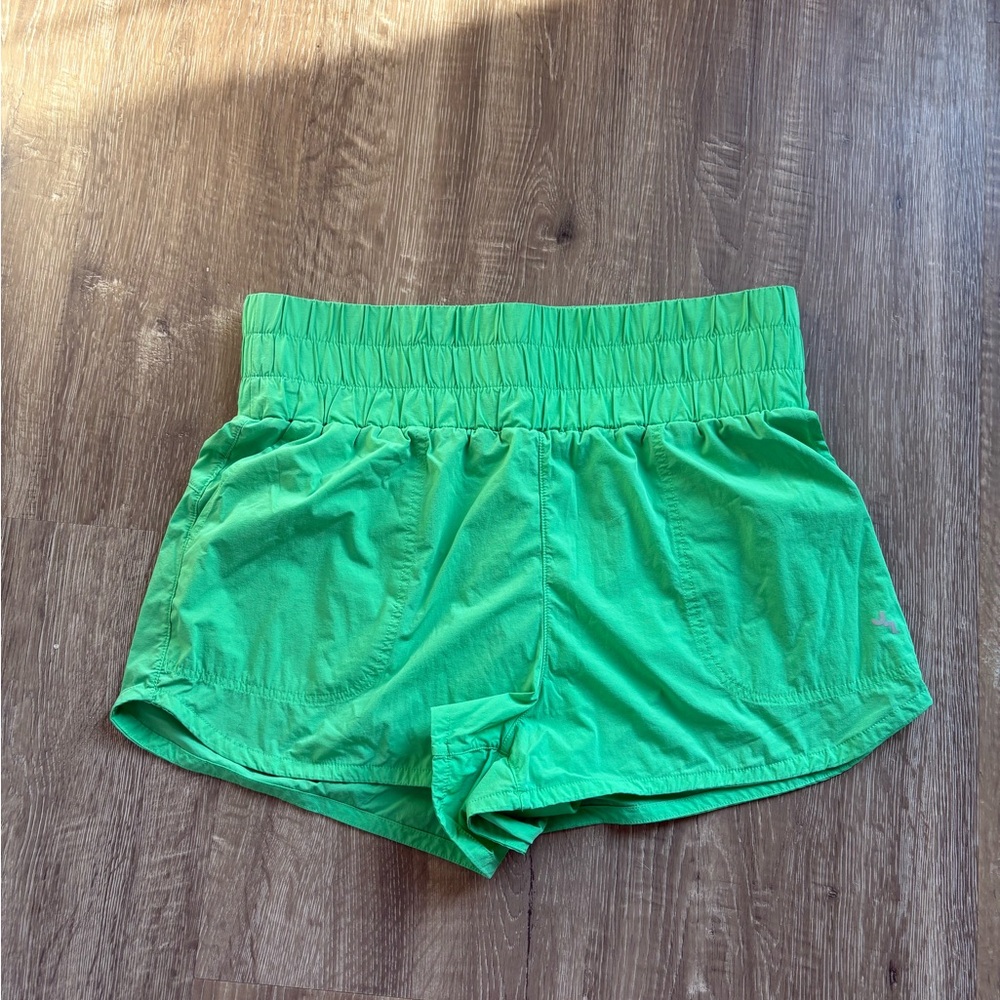 Green Women's Athletic Shorts
